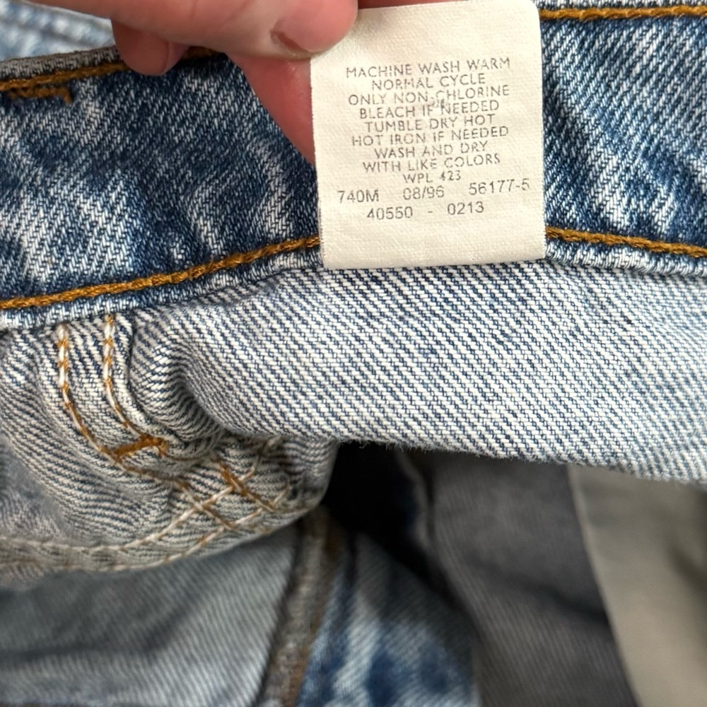 1996 Vintage Levi 550 W36 L32 - Picture 8 of 9